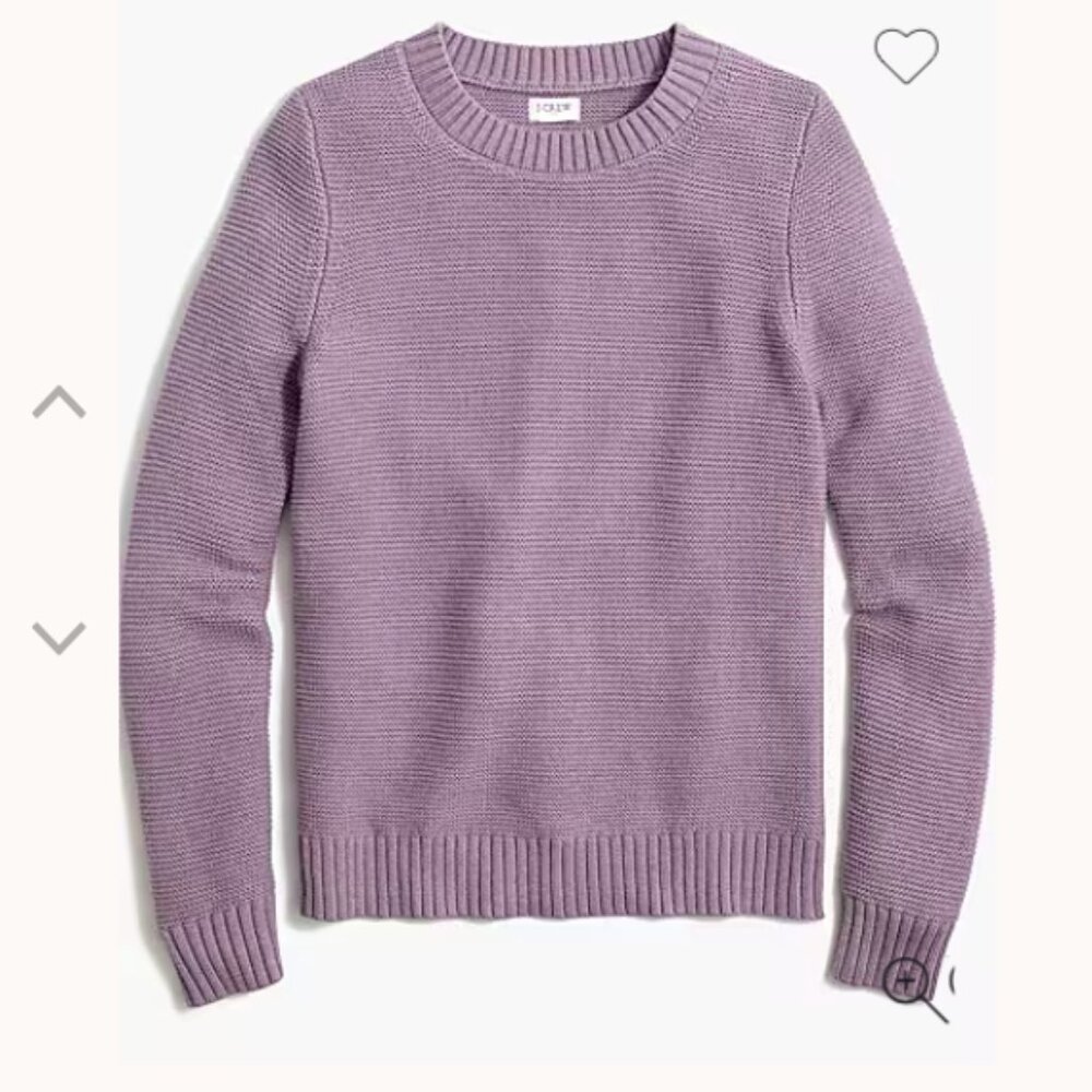 J. Crew‎ Classic Crewneck Sweater Heather Orchid